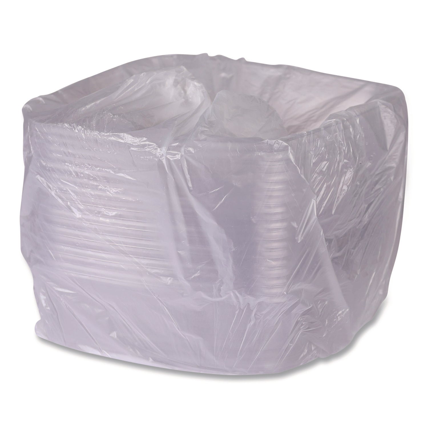 Vanguard Regalia Serving Tray Lids, 14.5 x 14.5 x 3.94, Clear, Plastic, 50/Carton