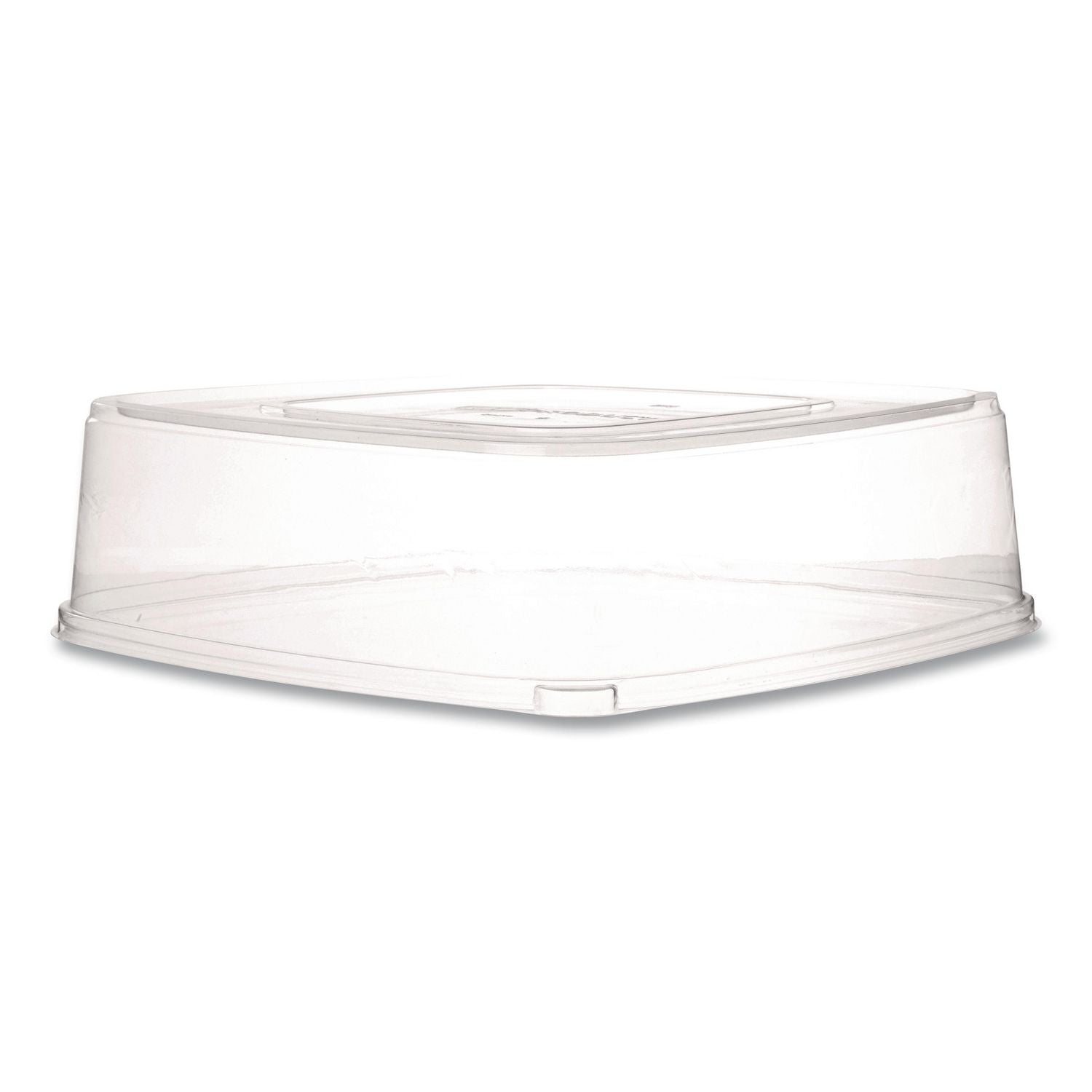 Vanguard Regalia Serving Tray Lids, 14.5 x 14.5 x 3.94, Clear, Plastic, 50/Carton