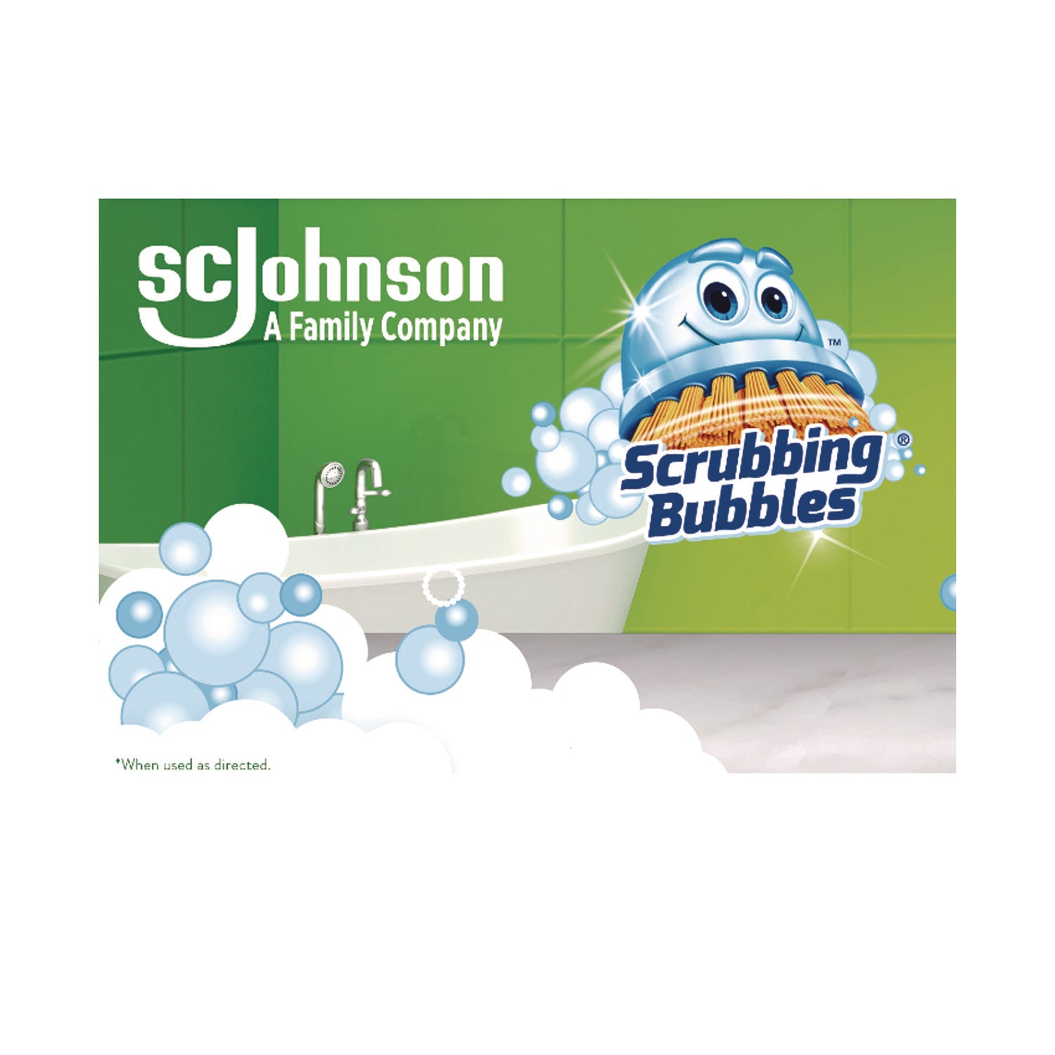 Scrubbing Bubbles Grime Fighter Spray, Fresh Citrus Scent, 32 fl oz, Green, 1 Each