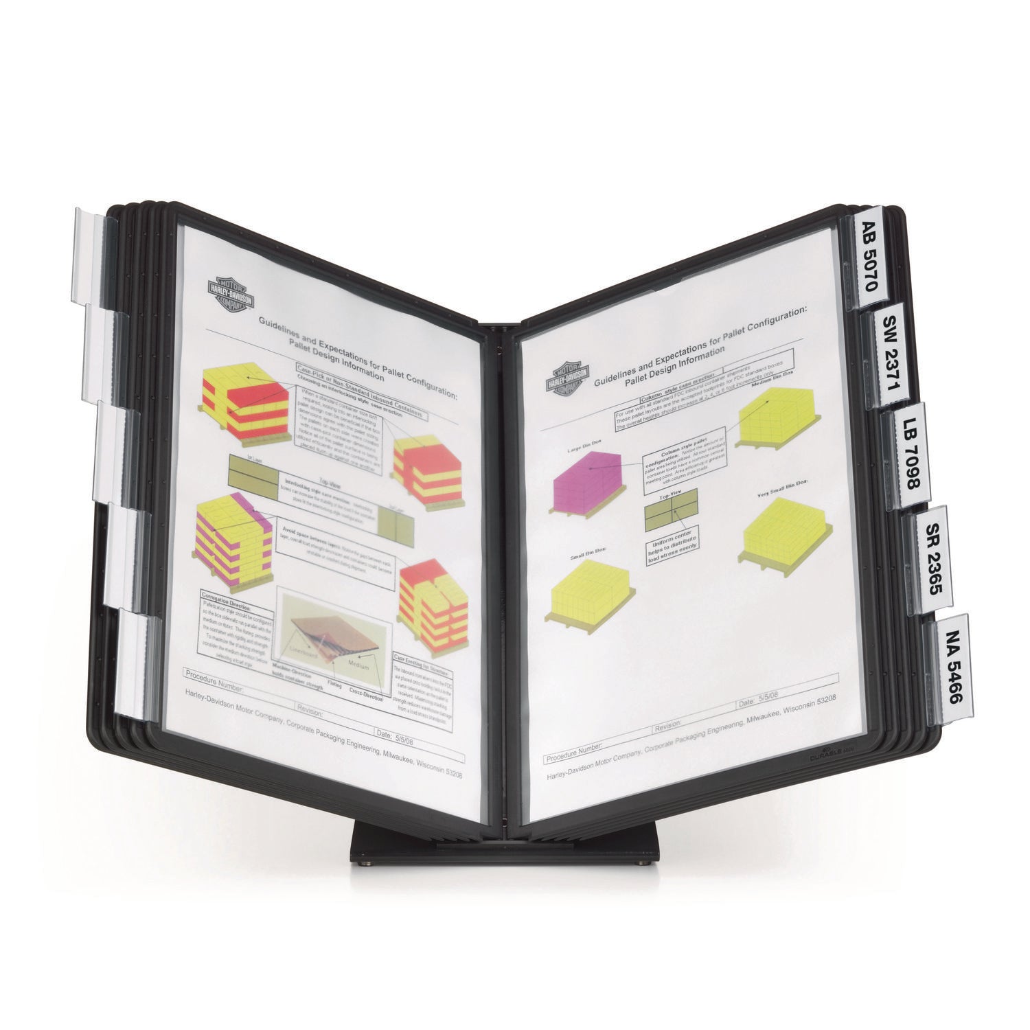 Table - Support A4 8.50" x 11" Media - Sturdy, Rugged, Anti-glare, Non Expandable - Black - 1 Each