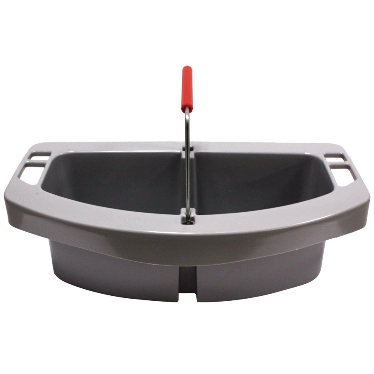 Maid Caddy, Two Compartments, 16 x 9 x 5, Gray