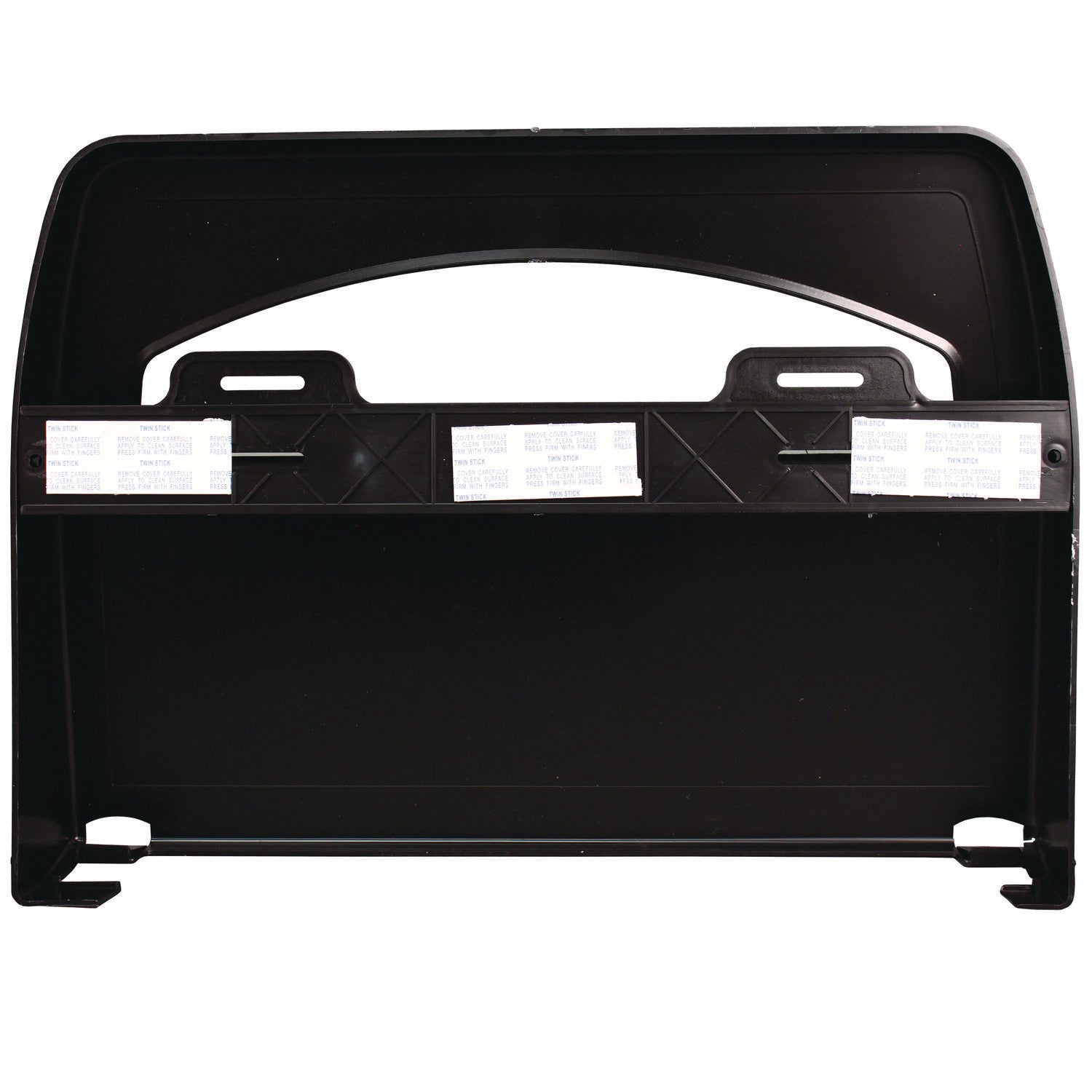 Toilet Seat Cover Dispenser, 16.4 X 3.05 X 11.9, Black, 2/carton
