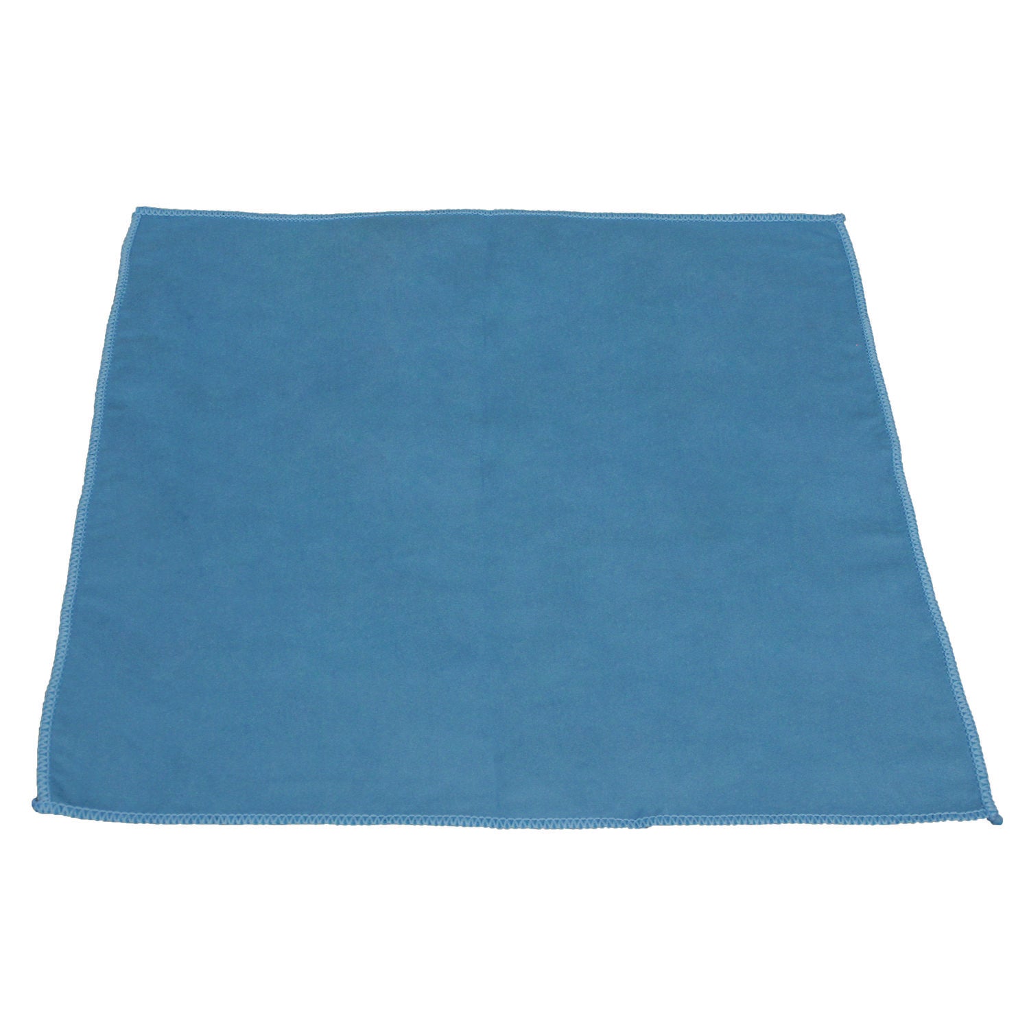 Impact Blue Microfiber Cleaning Cloth - 16" Length x 16" Width - Durable - Blue - 12 / Bag