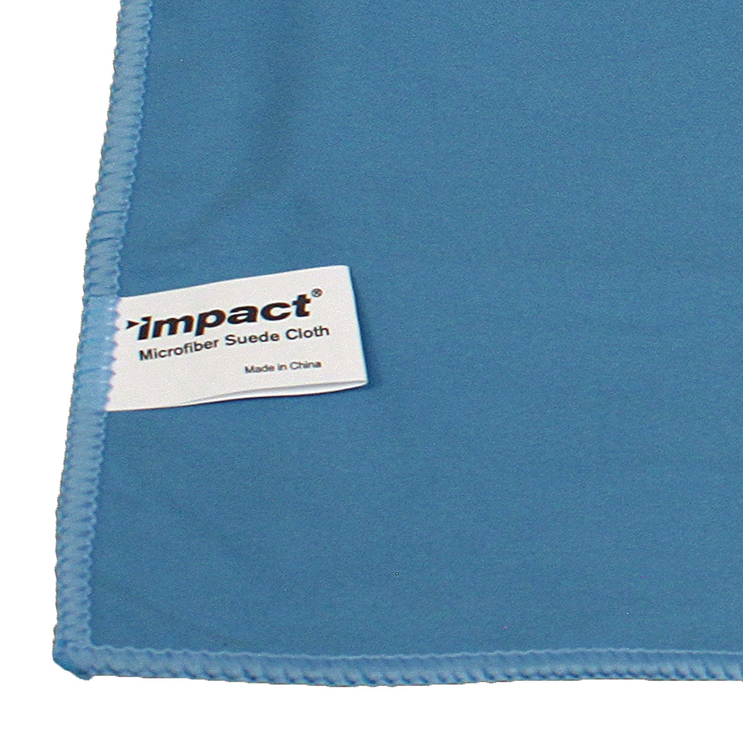 Impact Blue Microfiber Cleaning Cloth - 16" Length x 16" Width - Durable - Blue - 12 / Bag