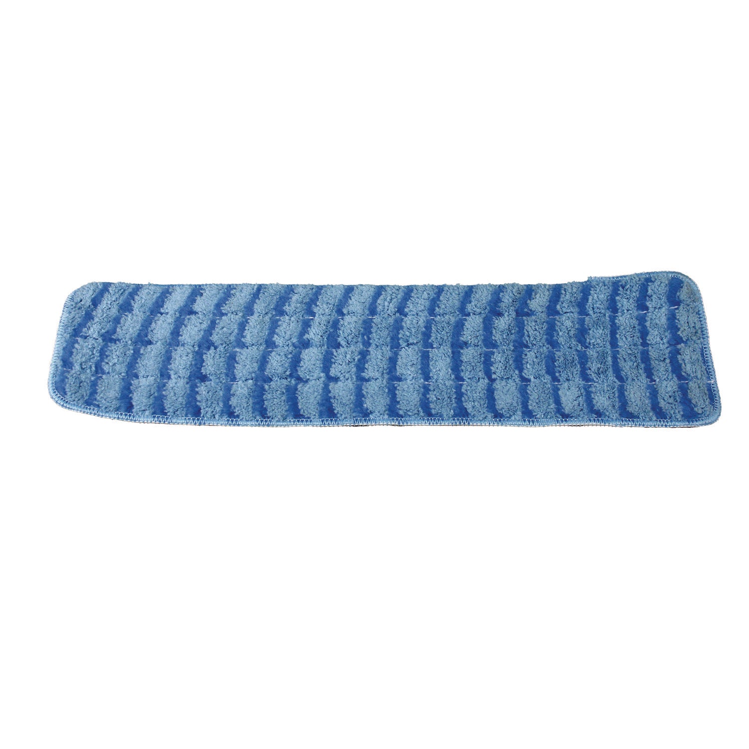 5" Width x 18" Length - Absorbent, Durable, Washable - MicroFiber, Polypropylene - Blue - 12 / Bag