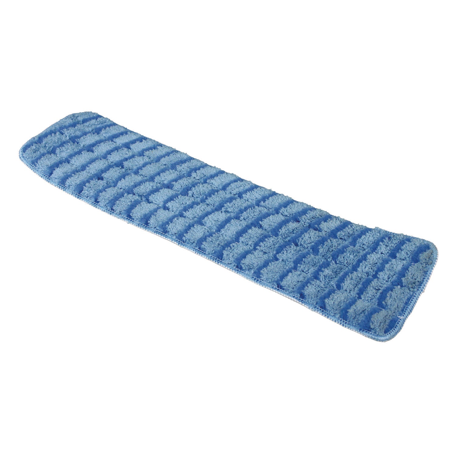 5" Width x 18" Length - Absorbent, Durable, Washable - MicroFiber, Polypropylene - Blue - 12 / Bag