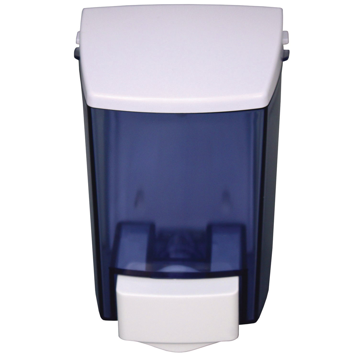 Encore Soap Dispenser, Manual, 30 fl oz Capacity, Clear/White, 1 Each