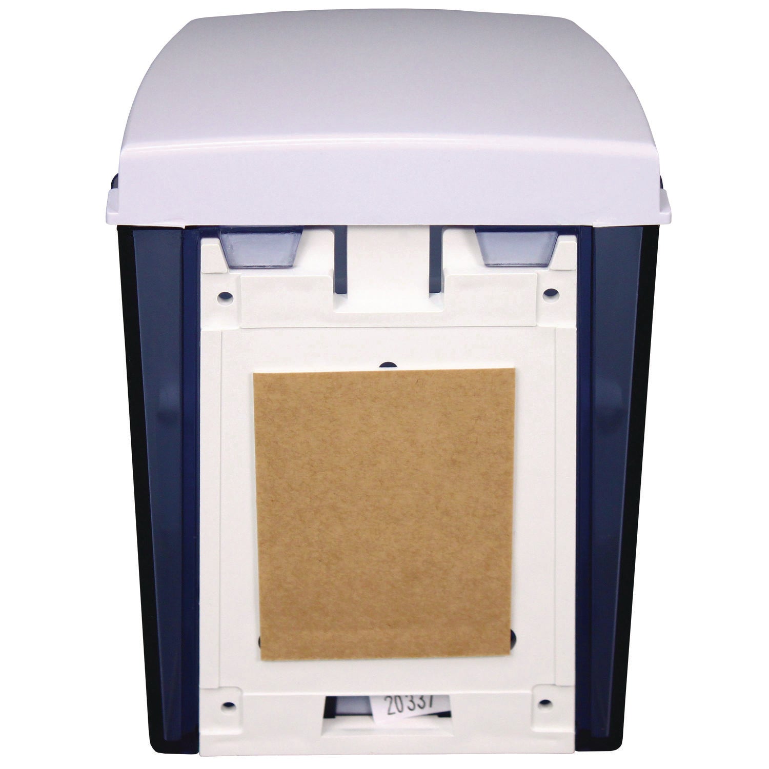 Encore Soap Dispenser, Manual, 30 fl oz Capacity, Clear/White, 1 Each