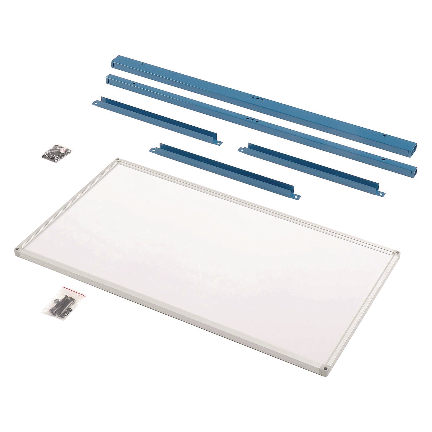 Workbench Whiteboard Panel Kit, Steel/Aluminum, 48"