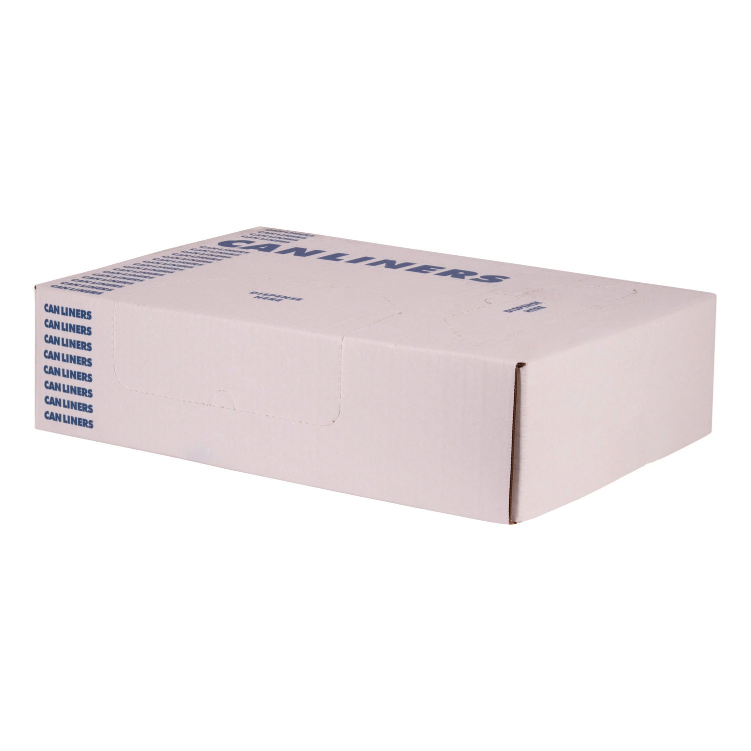 Heritage Heavy-Gauge 0.6mil Can Liners, 4 Gallon, 18" x 17", High Density, Natural, High-Density Polyethylene, 50/Roll, 40/Carton