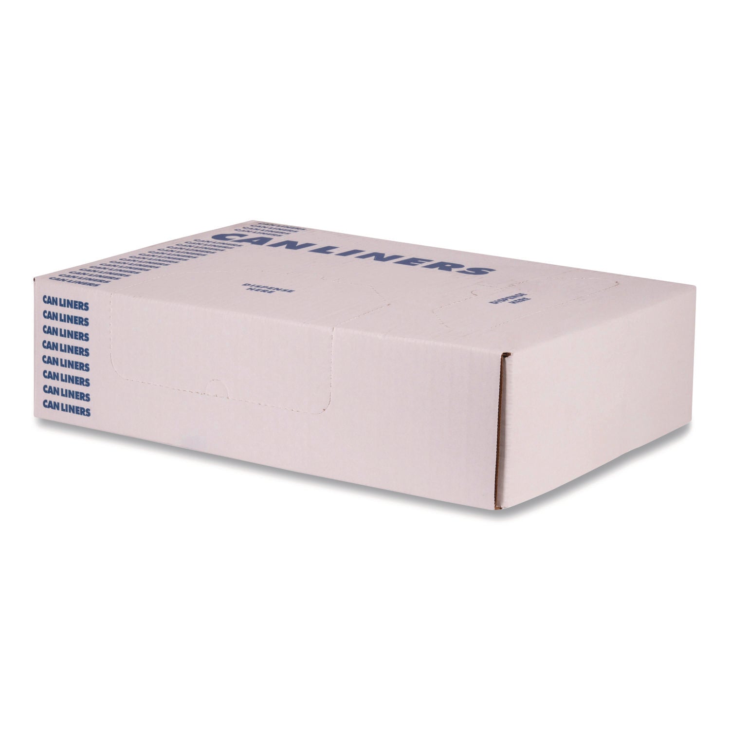 Linear Low-Density Can Liners, 16 gal, 0.5 mil, 24" x 32", Clear, 500/Carton