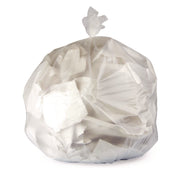 Heritage Heavy-Gauge 0.6mil Can Liners, 4 Gallon, 18" x 17", High Density, Natural, High-Density Polyethylene, 50/Roll, 40/Carton