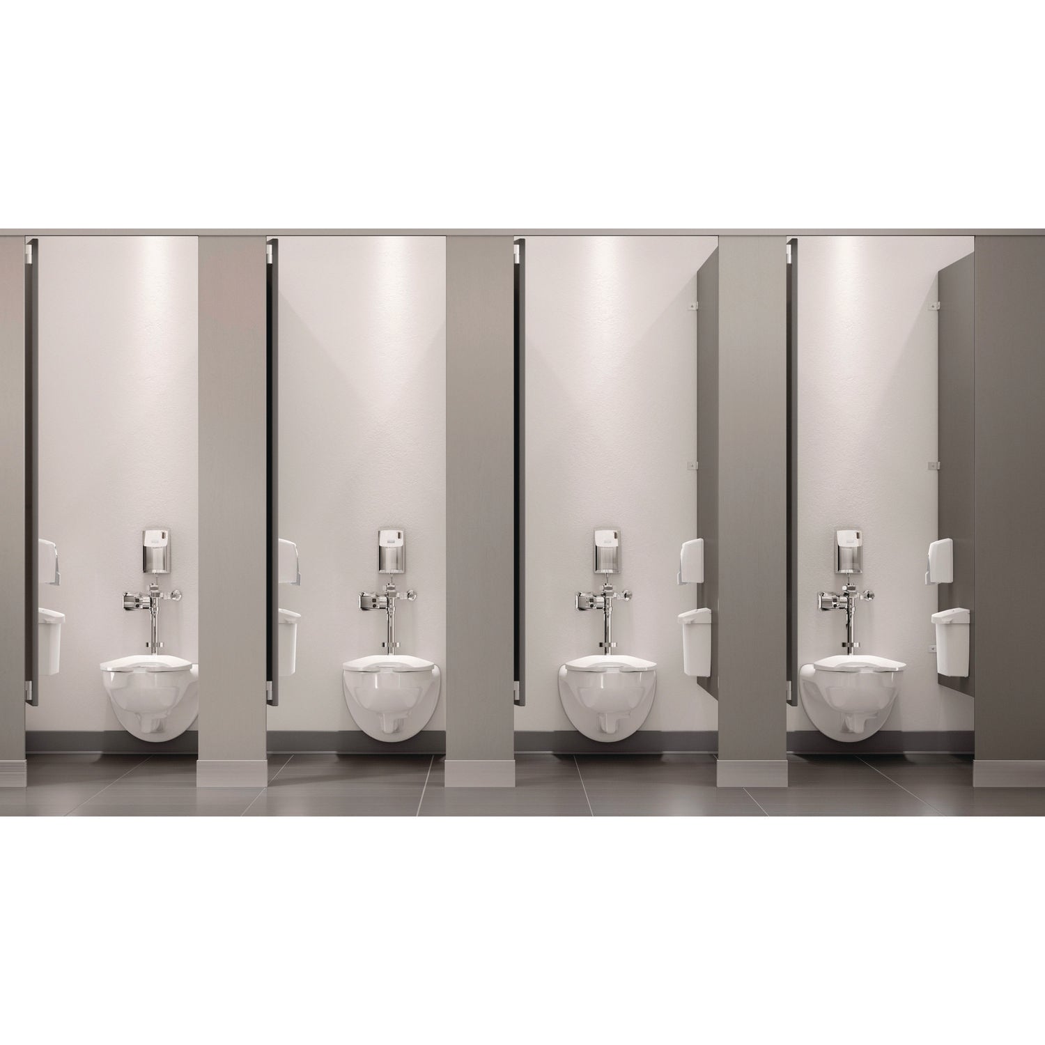 Clean Seat Foam Dispenser, 4.75 x 5.5 x 8, White/Cream, 12/Carton