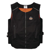 2-Xtra Large/3-Xtra Large - Heat Protection - Zipper Closure - 2 Pocket(s) - Poly-cotton - Black - Lightweight, Front Pocket, Hook & Loop Closure, High Quality Zipper, Machine Washable, Form Fit - 1 Each