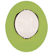 Ergodyne 6661 Universal Hard Hat Brims - Lime - Silicone, Elastic - 1 Each