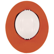 Ergodyne 6661 Universal Hard Hat Brims - Orange - Silicone, Elastic - 1 Each