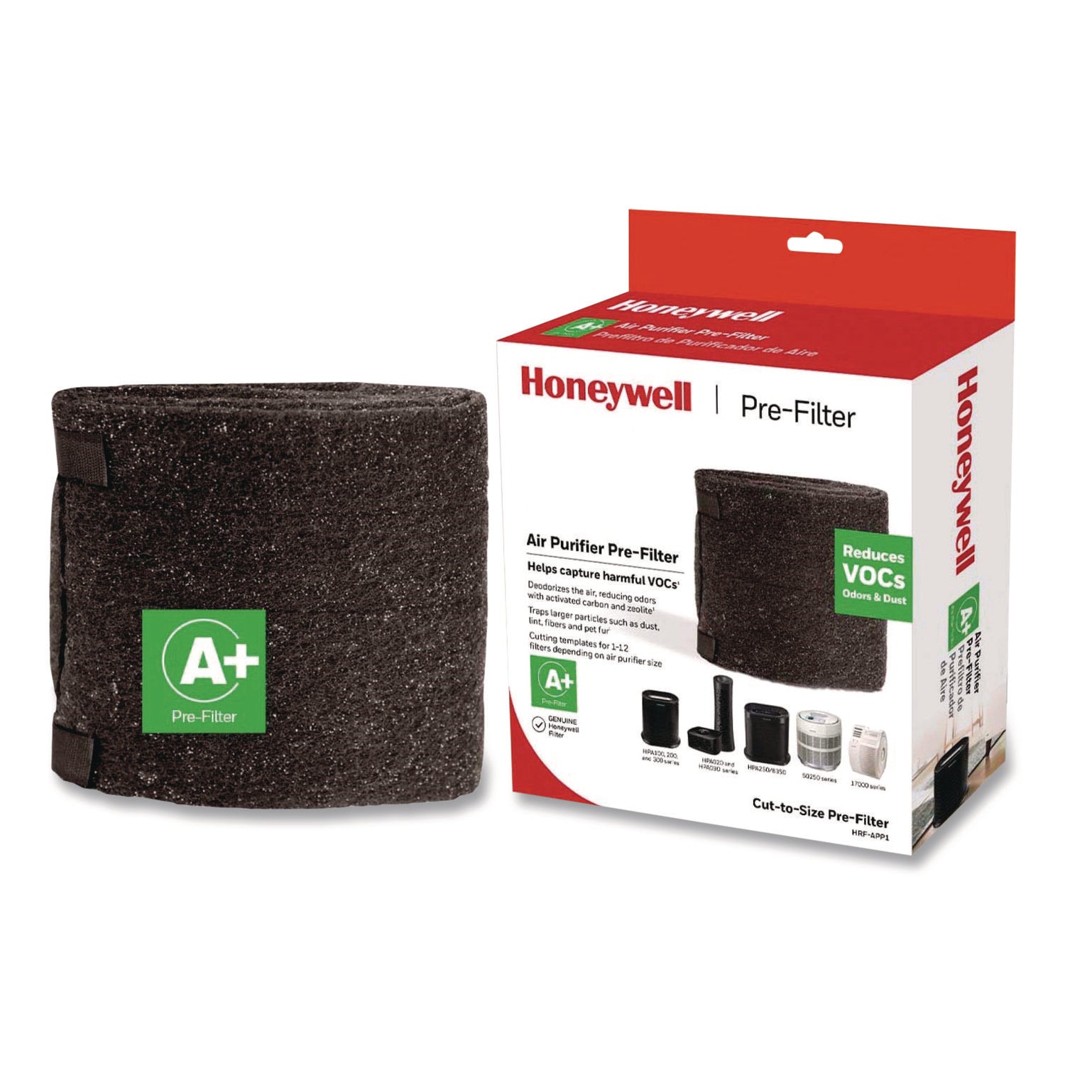Filter A Plus Household Odor and Gas Reducing Universal Pre-Filter
