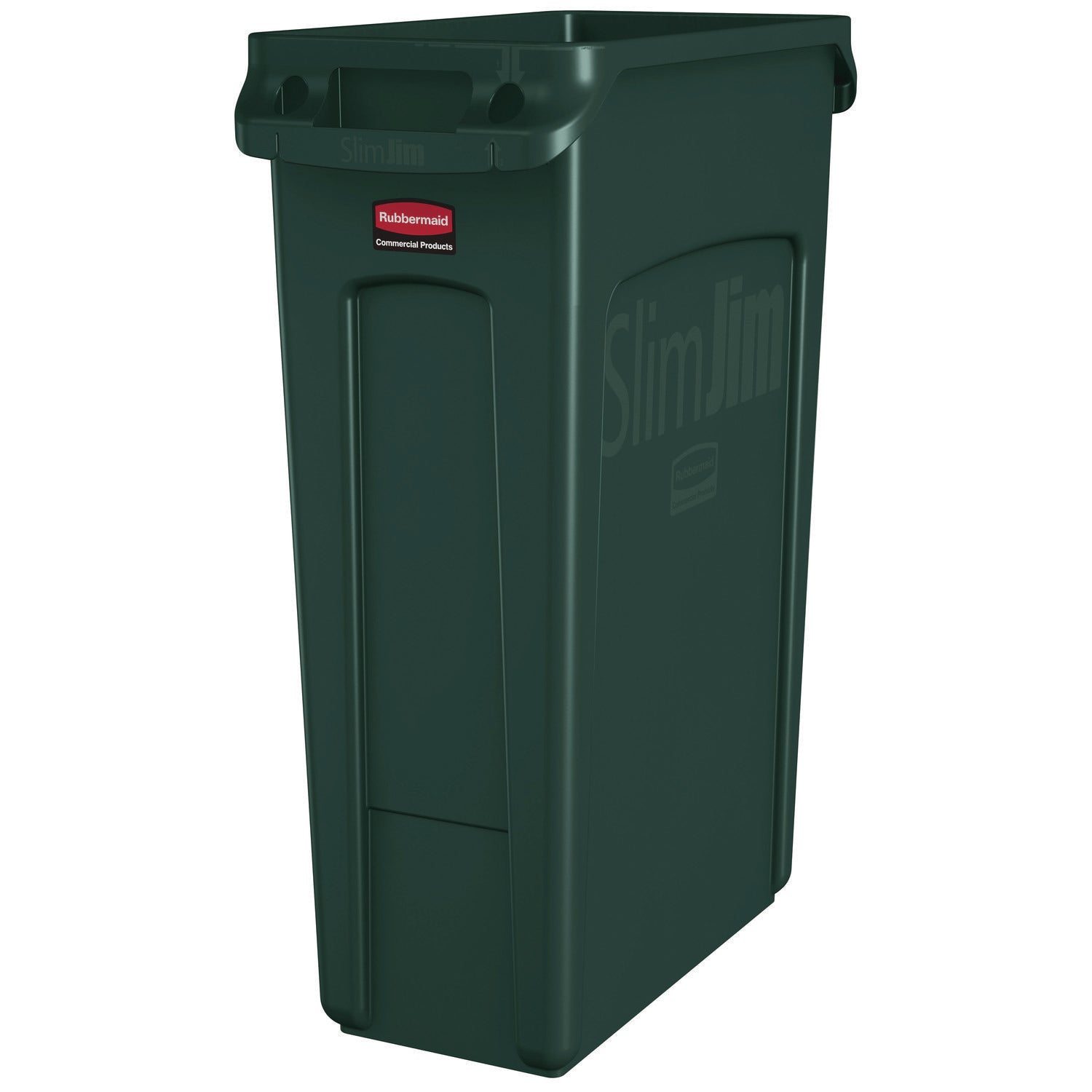 23 gal Capacity - Weather Resistant, Durable, Long Lasting, Handle, Lightweight, Sturdy - Plastic - Green - 1 Each