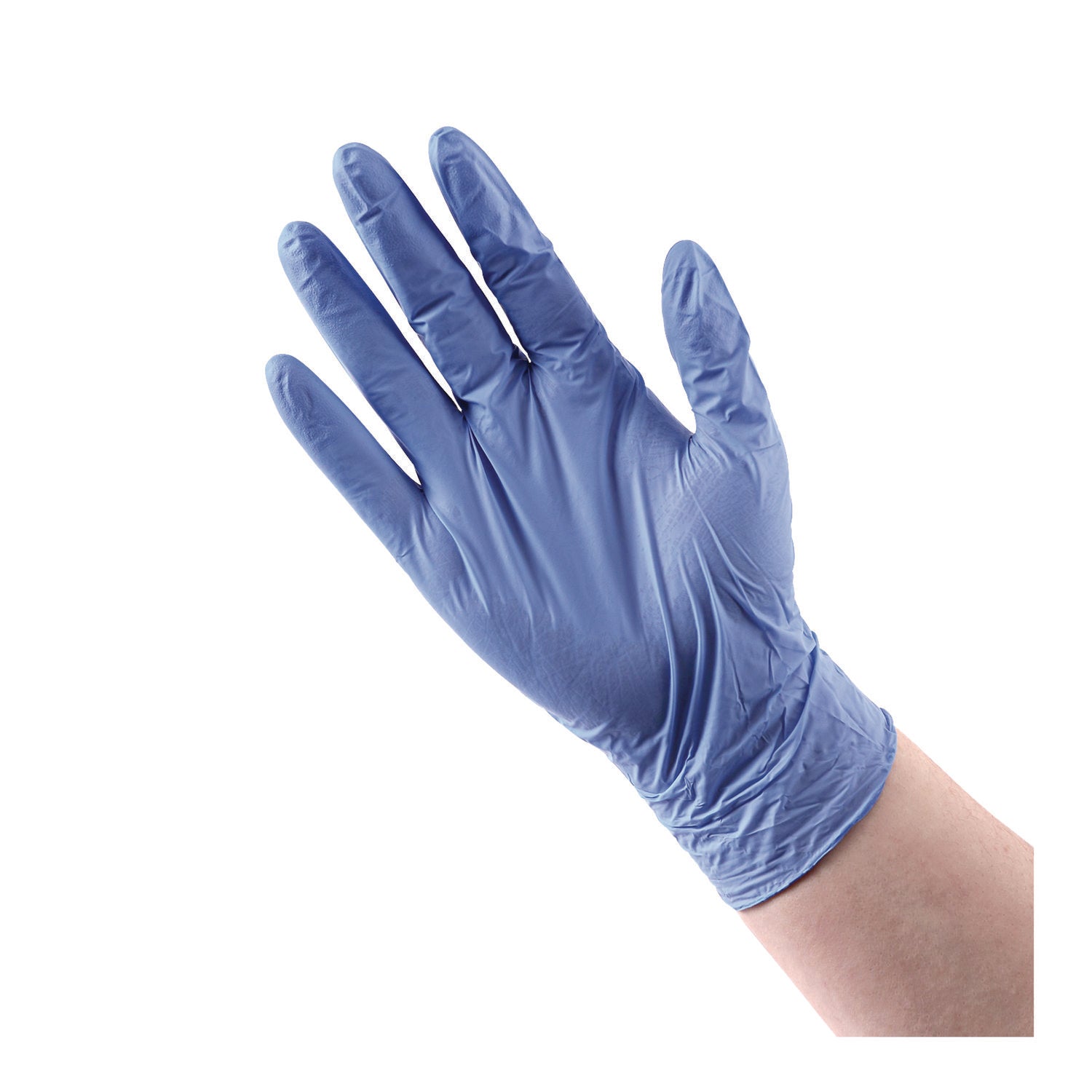 Disposable General-Purpose Nitrile Gloves, Small, Blue, 4 mil, 100/Box
