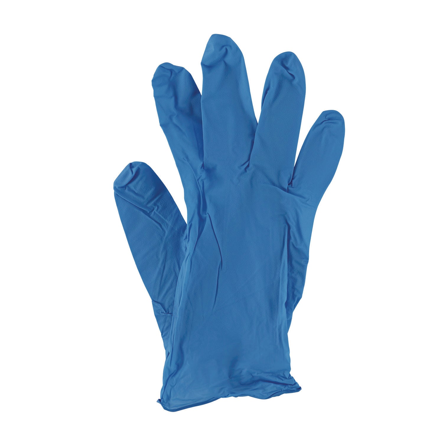 Disposable Powder-Free Nitrile Gloves, Large, Blue, 5 mil, 100/Box, 10 Boxes/Carton