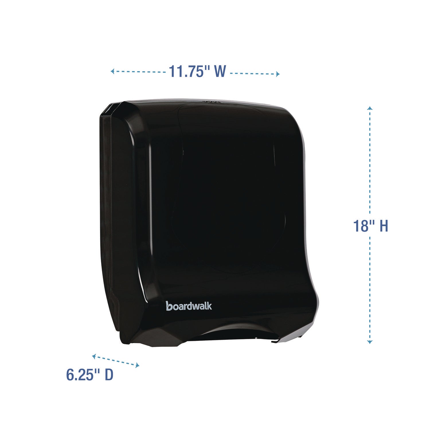 Ultrafold Multifold/c-Fold Towel Dispenser, 11.75 X 6.25 X 18, Black Pearl