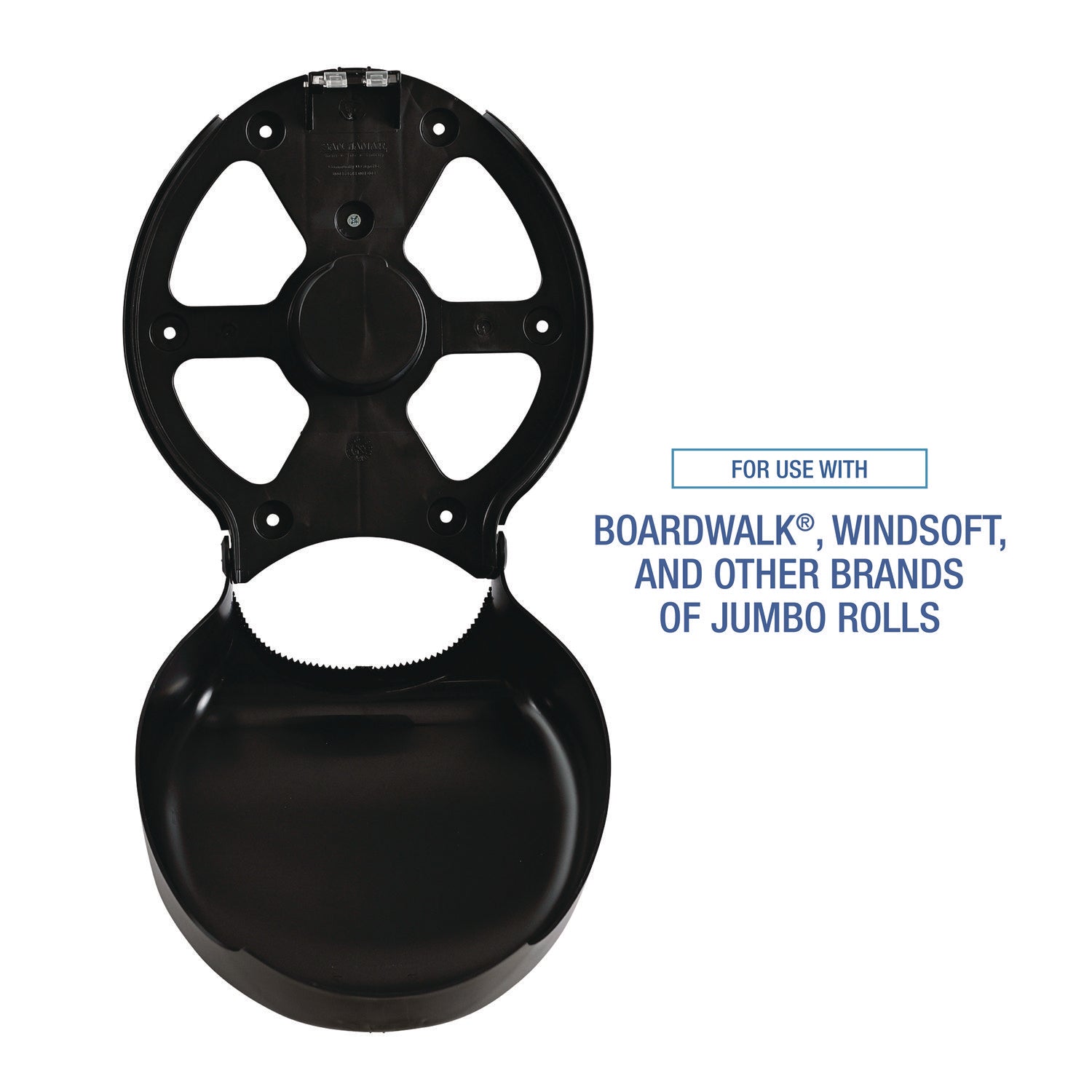 Single Jumbo Toilet Tissue Dispenser, 11 x 6.25 x 12.25, Black