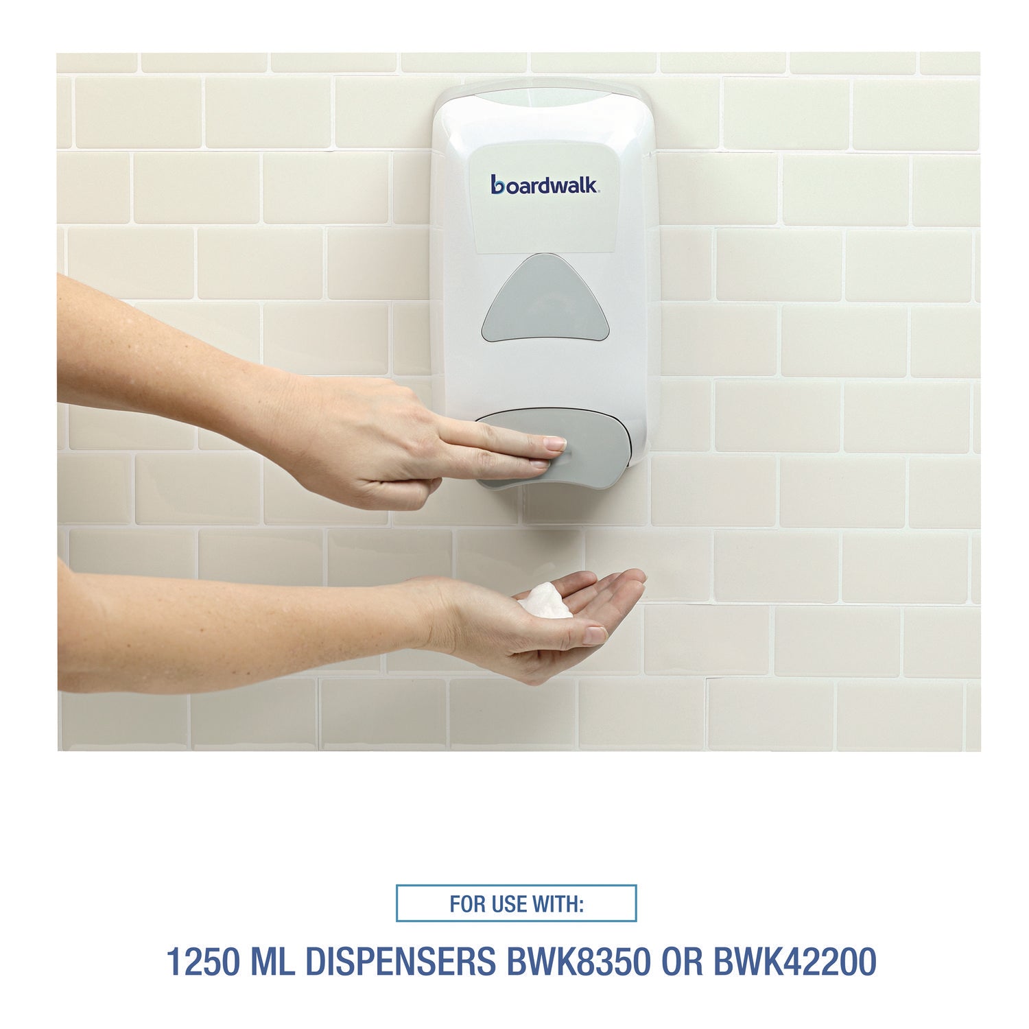 Foam Antibacterial Handwash, Fresh Fruit Scent, 1,250 mL Refill, 4/Carton