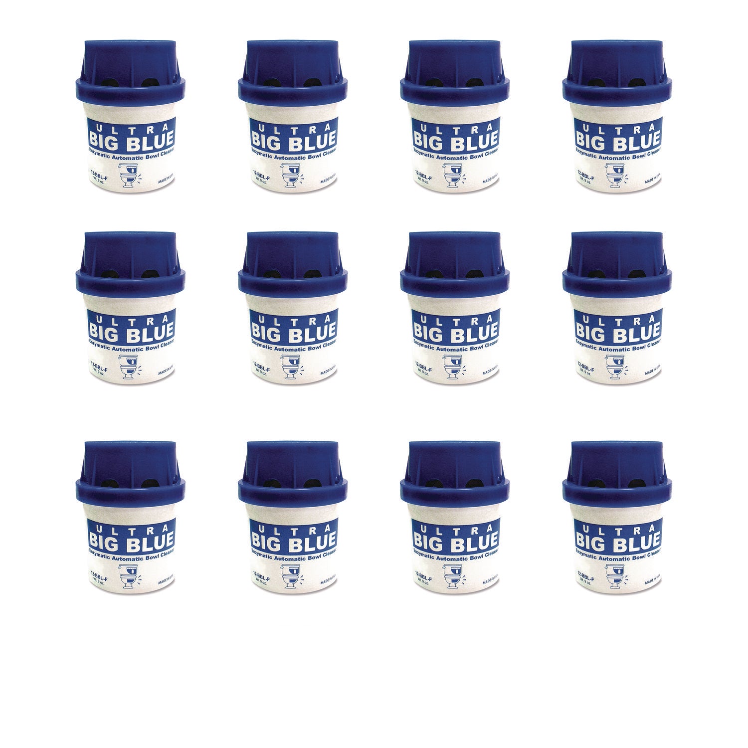 In-Tank Automatic Toilet Bowl Cleaner, Unscented, 9 oz, 12/Box