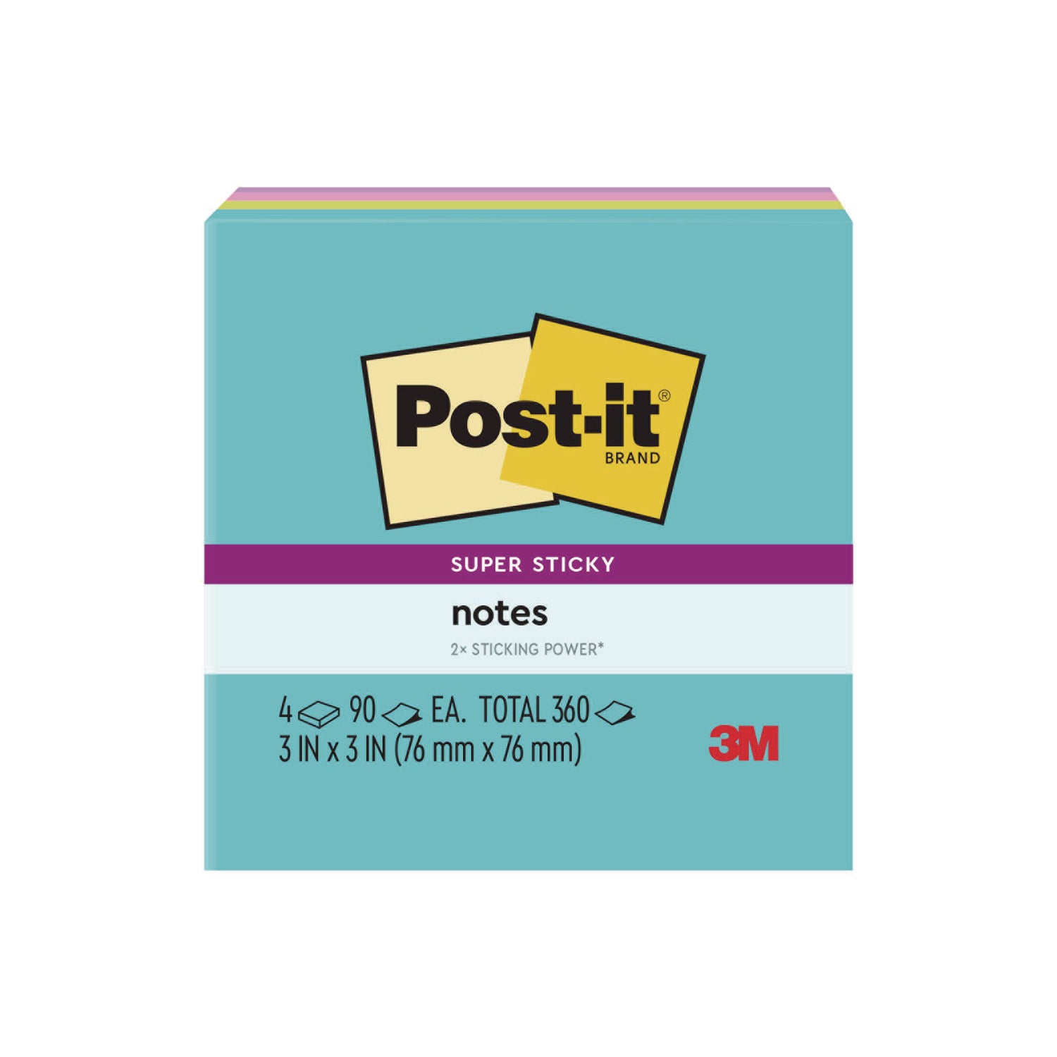 Office Essentials Kit, 7 Pads Assorted Super Sticky Notes, 1 Pack Flags, Roll Magic Tape, Roll Super-Hold Tape, 1 Scissors