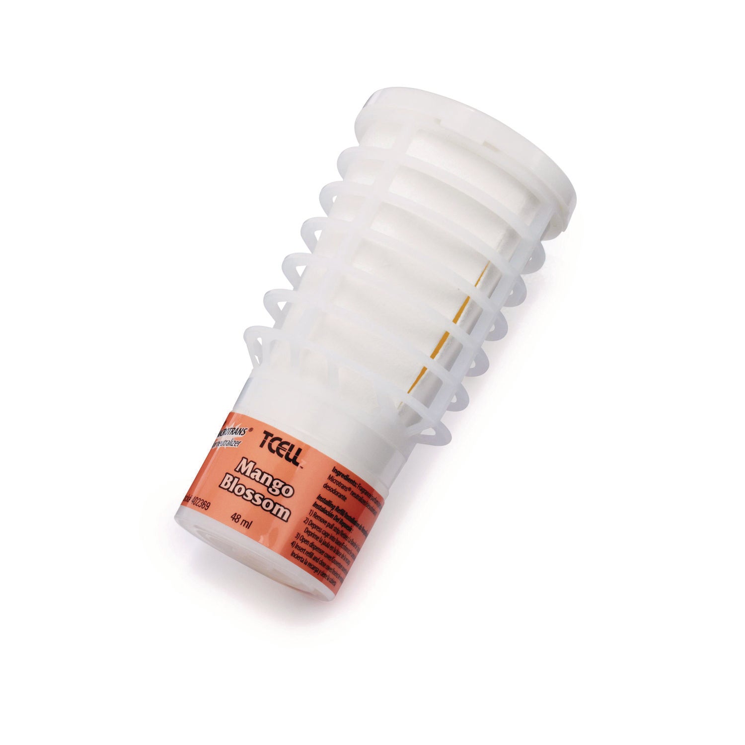 Rubbermaid Commercial TCell Odor Control Dispenser Refill - 6000 ft³ - Mango Blossom - 60 Day - Odor Neutralizer, VOC-free - 1 Each