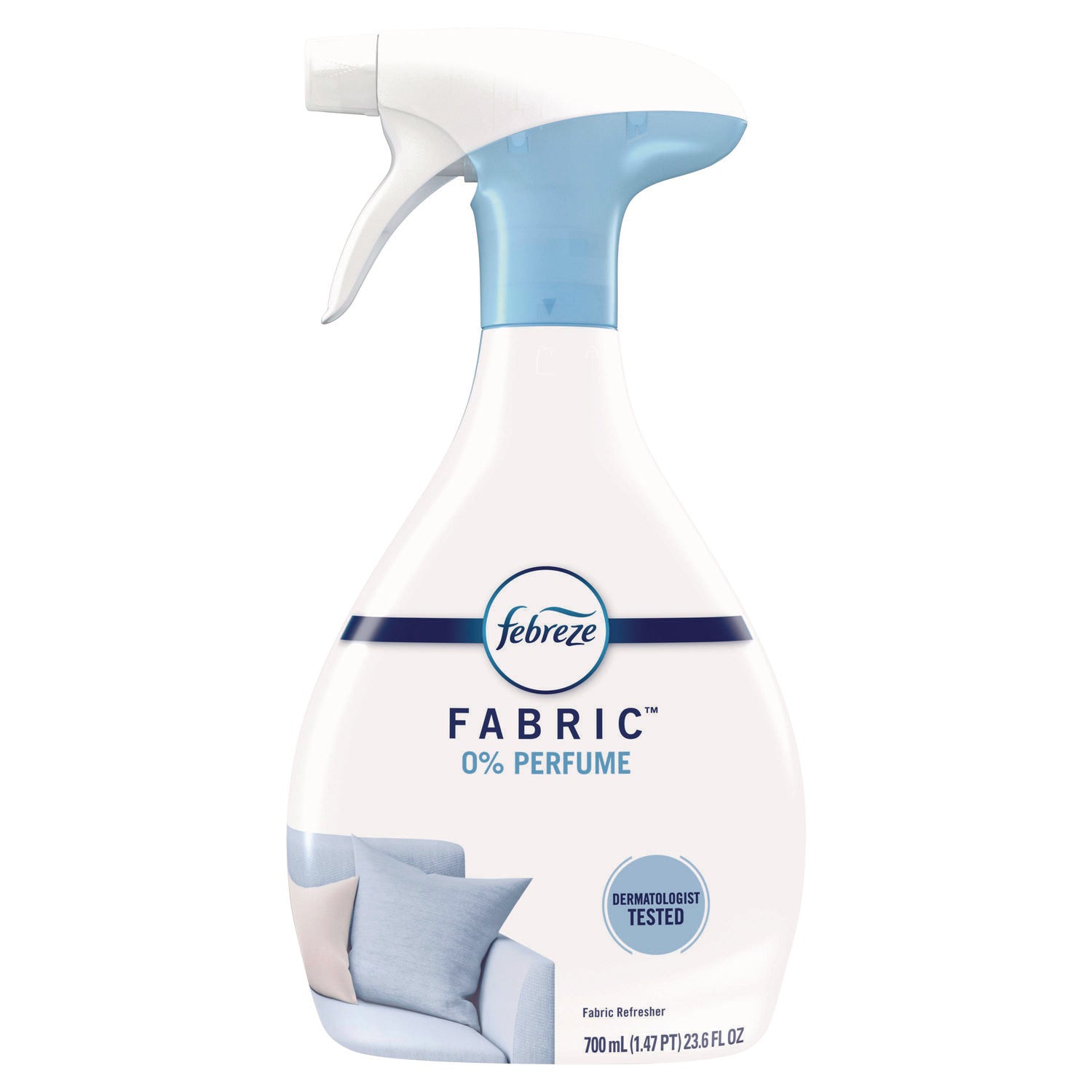 Febreze Fabric Refresher - For Household, Fabric, Home, Clothing, Upholstery, Carpet, Window - Spray - 23.6 fl oz (0.7 quart) - Scent-free, Unscented, Dye-free, Phthalate-free, Formaldehyde-free, Non-flammable - White - 1 Bottle