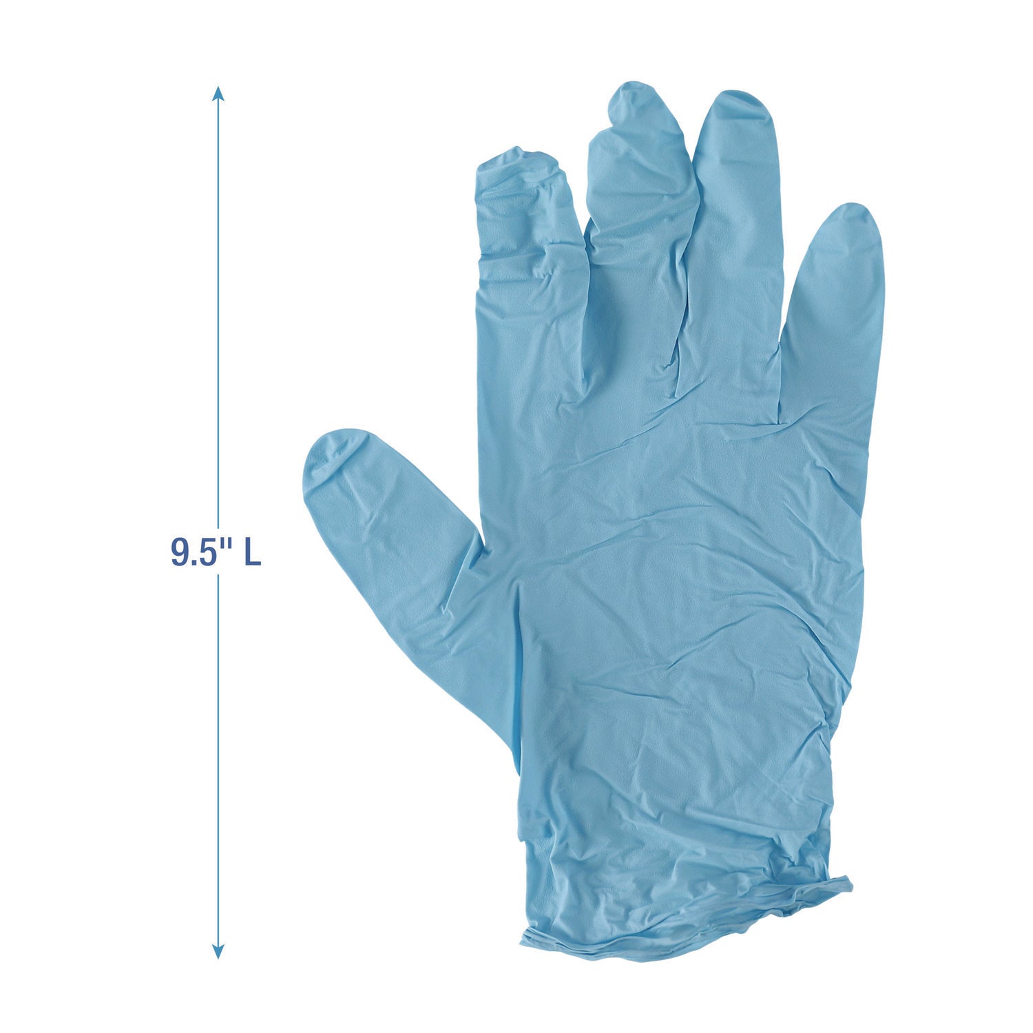 Disposable Examination Nitrile Gloves, Medium, Blue, 5 mil, 1,000/Carton