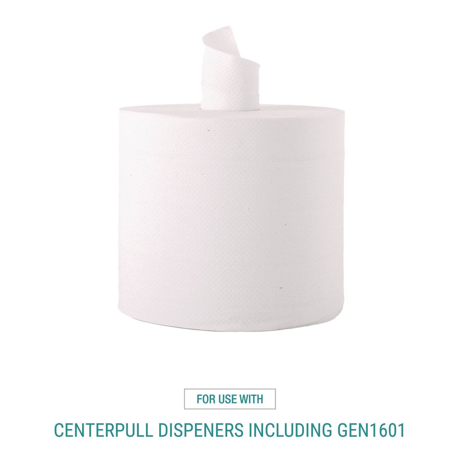 Center-Flow Perforated Paper Towel Roll, 7.3 x 15, White, 6 Rolls/Carton