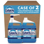 Dawn Professional Manual Pot/Pan Detergent, Concentrate, Liquid, Original Scent, 128 fl oz (4 quart), Blue, 1 Bottle