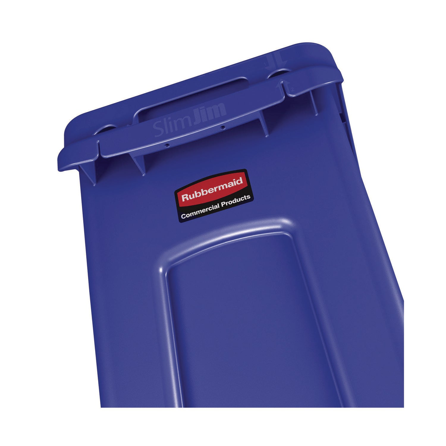 23 gal Capacity - Rectangular - 30" Height x 11" Width x 22" Depth - Plastic - Blue - 1 Each