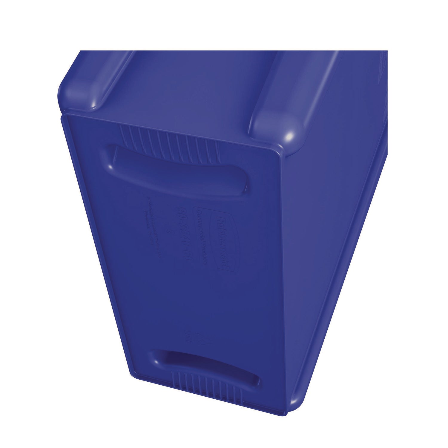 23 gal Capacity - Rectangular - 30" Height x 11" Width x 22" Depth - Plastic - Blue - 1 Each