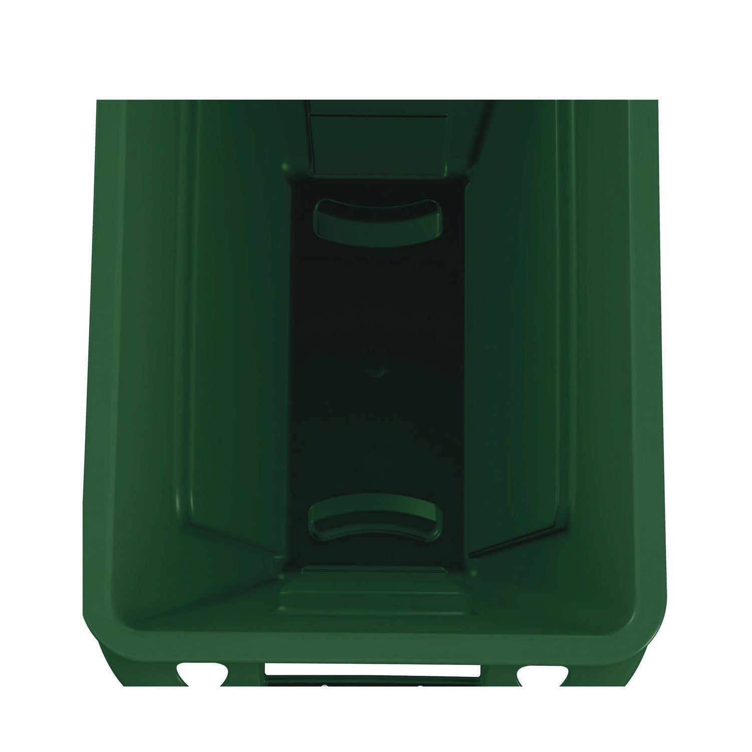 23 gal Capacity - Weather Resistant, Durable, Long Lasting, Handle, Lightweight, Sturdy - Plastic - Green - 1 Each