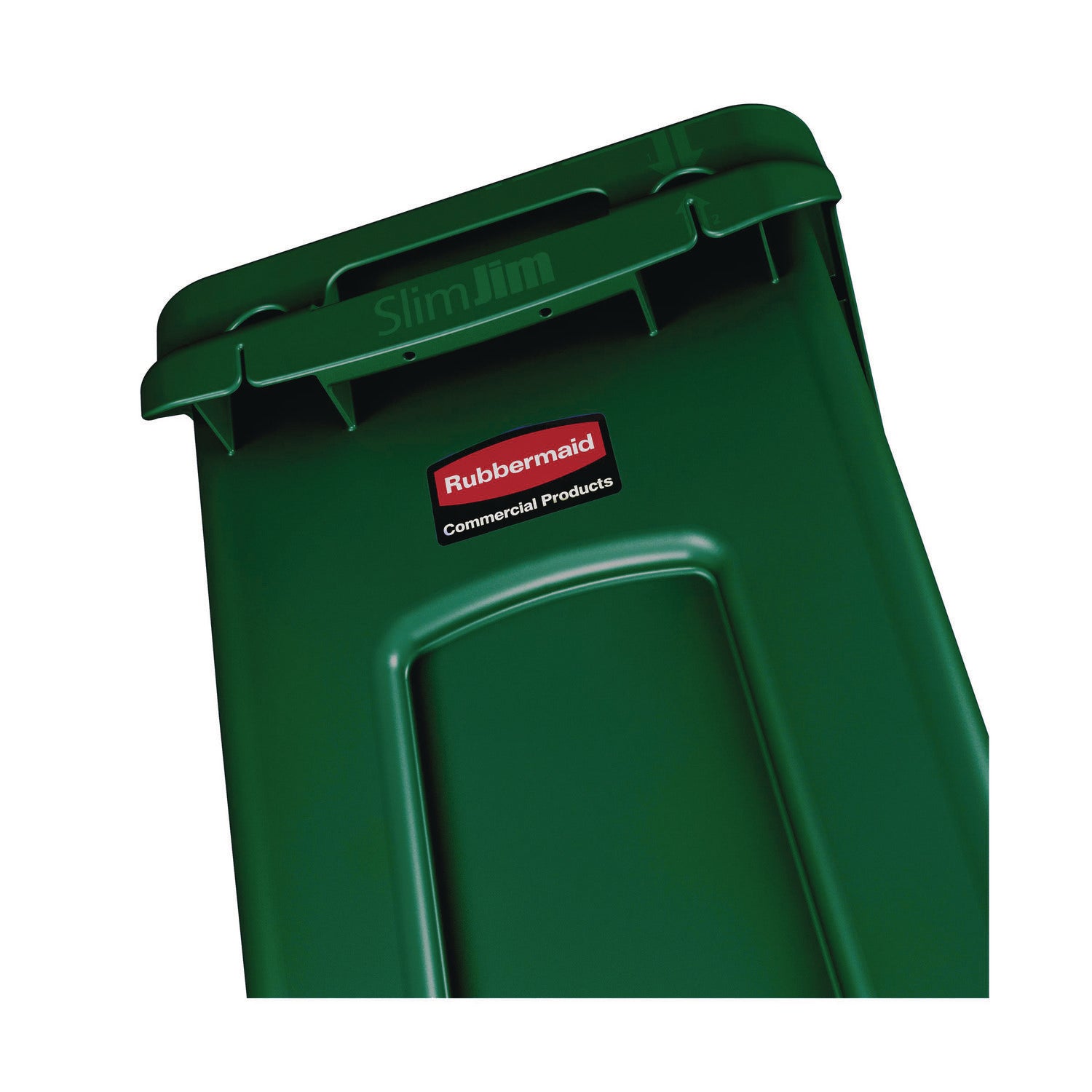 23 gal Capacity - Weather Resistant, Durable, Long Lasting, Handle, Lightweight, Sturdy - Plastic - Green - 1 Each