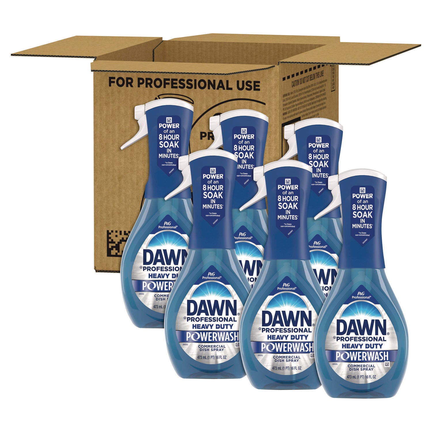 Dawn Heavy Duty Powerwash - For Dish, Food Service, Restaurant, Kitchen, Sink, Commercial - Spray - 16 fl oz (0.5 quart) - Heavy Duty - Blue - 1 Bottle