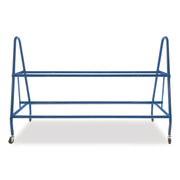 Heavy-Duty Deluxe Ball Cart, Metal, 132 lb Capacity, 17.5 x 59 x 35.75, Blue