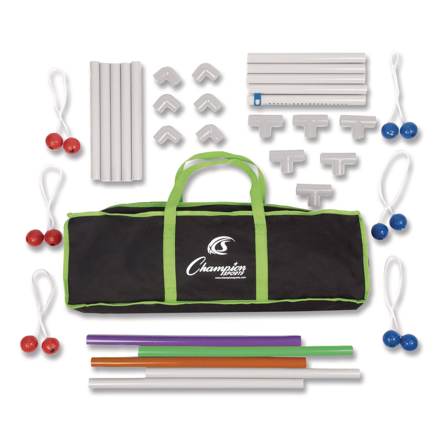 Pro Ladder Golf Game Set, (2) 22" x 37.5" Ladders/Six Bolas/Carry Bag
