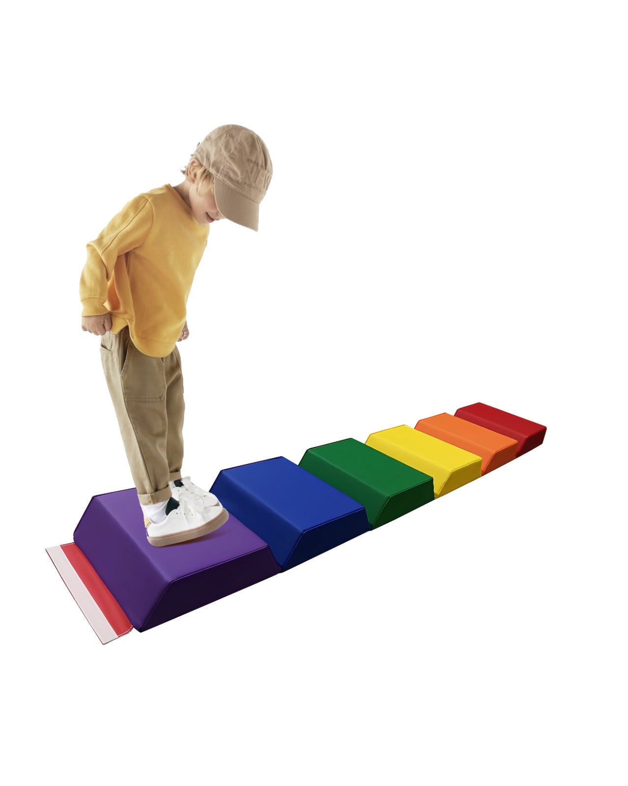 Bintiva Soft Play Hexagon - 74.6"L x 12"W x 3.4"H