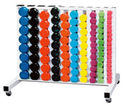 Vinyl Round Club Pack - Multi-colored - 60 Pair Set (INCLUDES RACK - 69032)