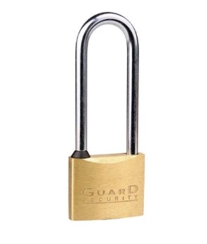 Guard Security 100020 624LS Solid Brass 1.5 in. Long Shackle Padlock
