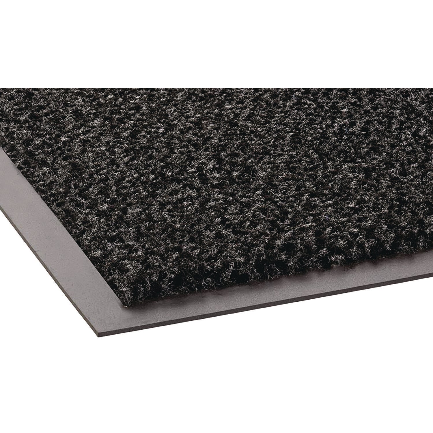 Dust-Star Microfiber Wiper Mat, 36 X 120, Charcoal