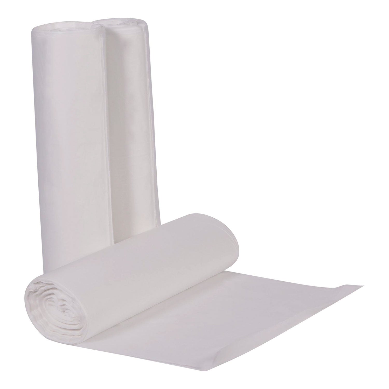 40" Length x 48" Width x 0.43 mil (11 Micron) Thickness - High Density - Natural - High-density Polyethylene (HDPE) - Can, Waste Disposal - 10 / Carton