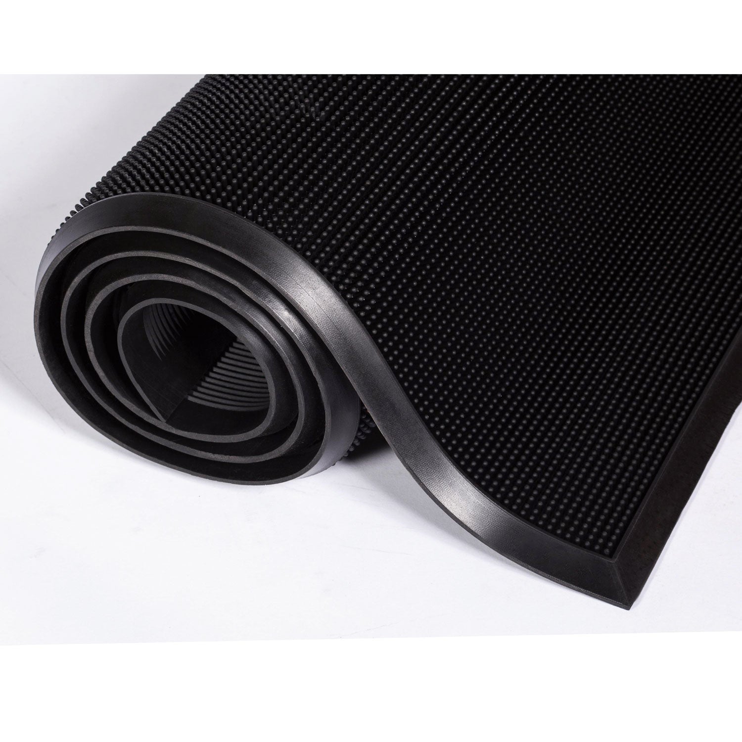 Crown Mats Mat-A-Dor Rubber Fingertip Scraper Mat, 72" x 36" x 0.625", Rectangular, Black, Rubber, 1 Each