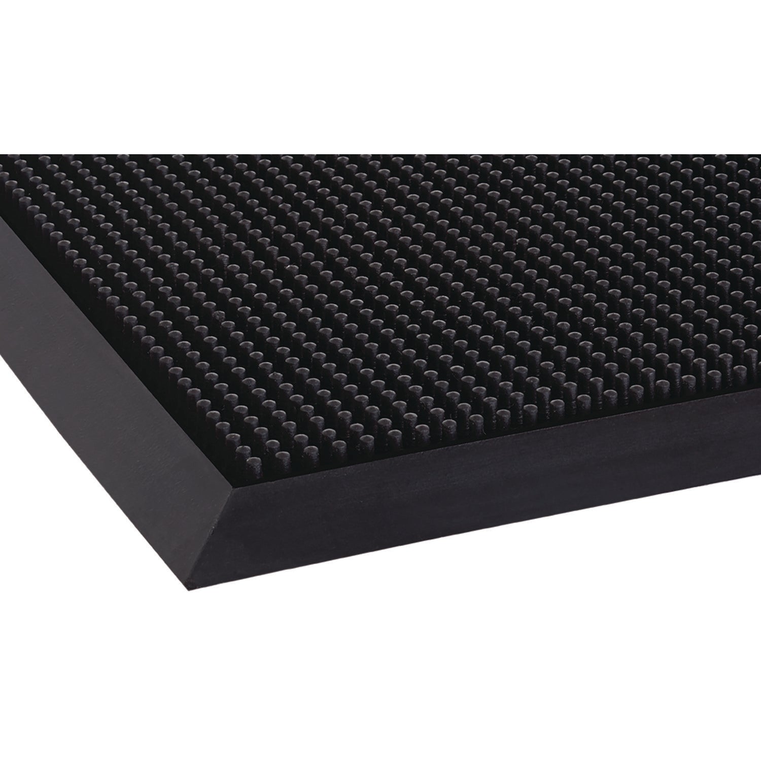 Crown Mats Mat-A-Dor Rubber Fingertip Scraper Mat, 72" x 36" x 0.625", Rectangular, Black, Rubber, 1 Each