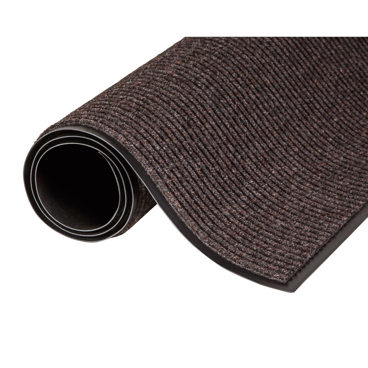 Crown Mats Needle-rib Wiper/Scraper Mat - Indoor - 60" Length x 36" Width x 0.313" Thickness - Rectangular - Polyethylene Terephthalate (PET), Polypropylene, Vinyl - Brown - 1 Each