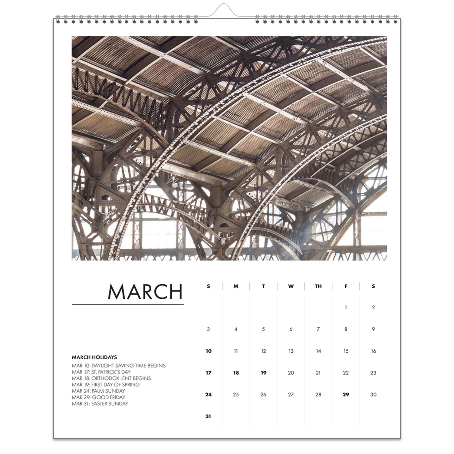 House of Doolittle Recycled Architecture Wall Calendar